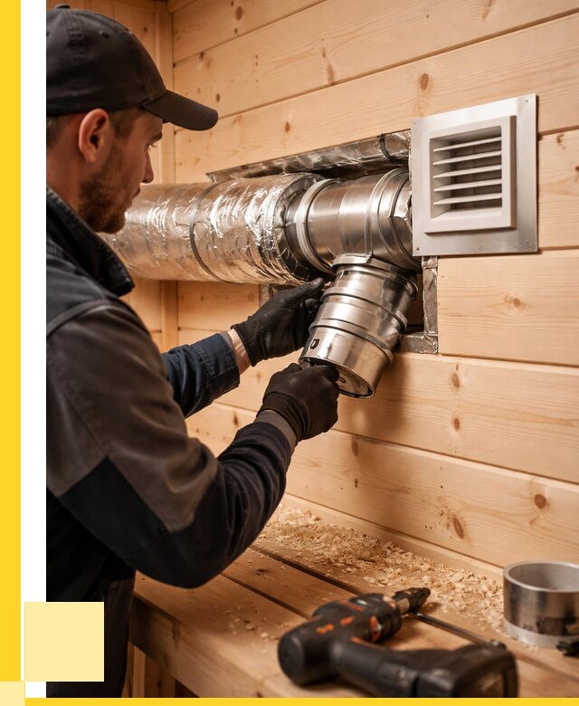 Монтаж вентиляции бани в Нягани от 12223 р. | ЭриданНга