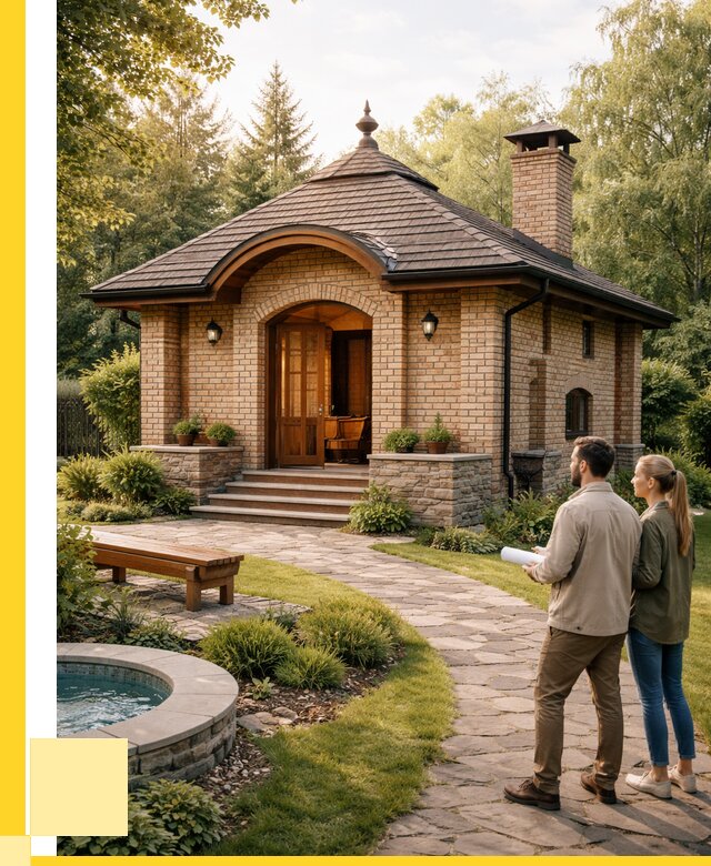 Проект кирпичной бани в Нягани от 30558 р. | ЭриданНга