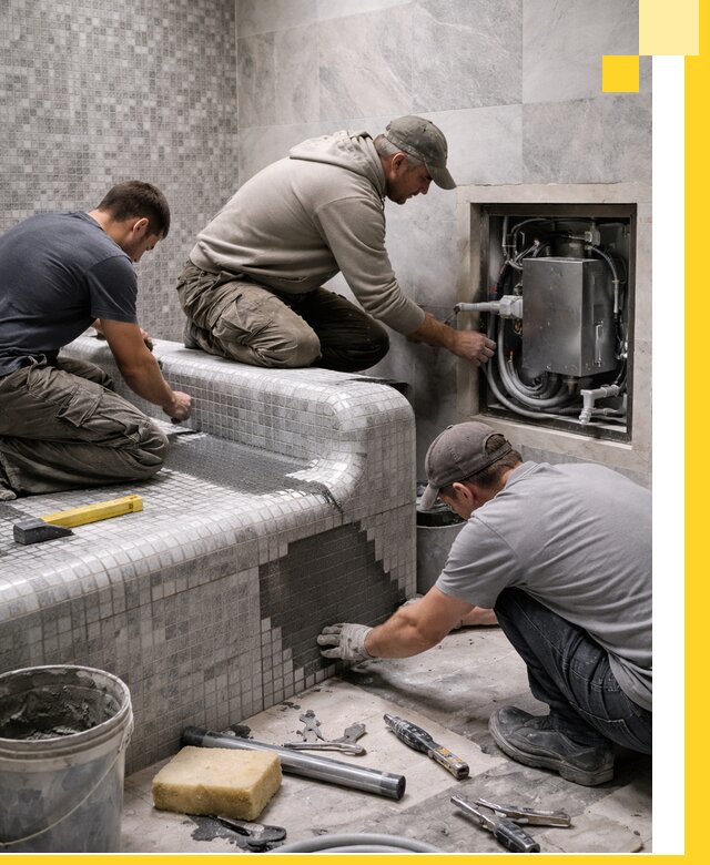 Проекты хамамов под ключ в Нягани и дизайн и строительство