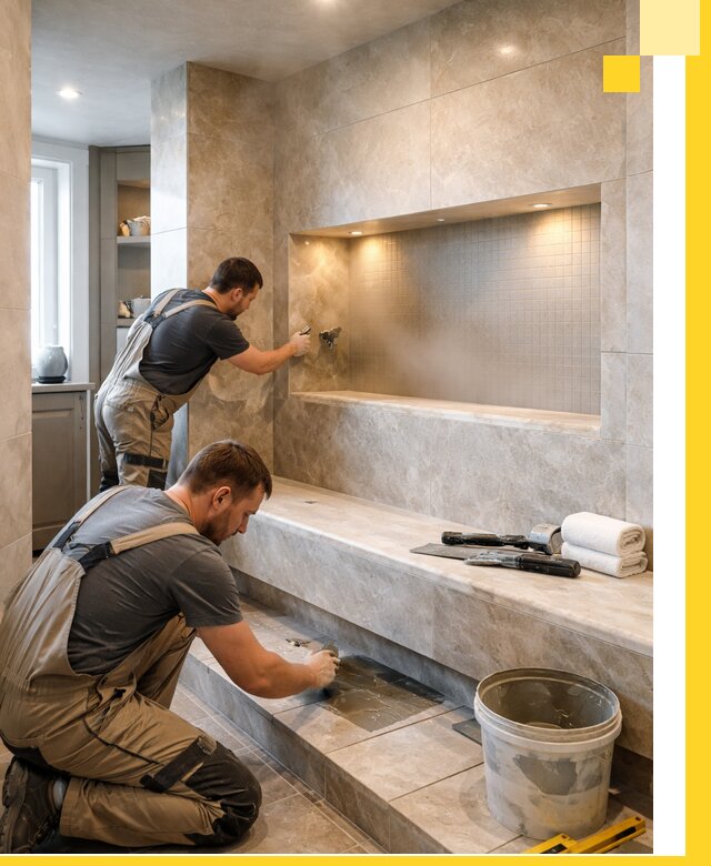 Профессиональное строительство хамама в квартире в Нягани