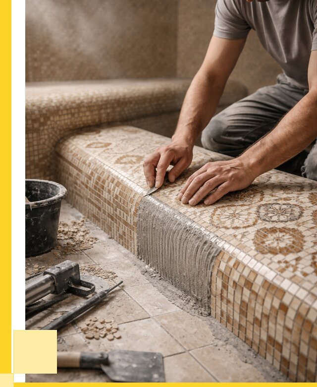 Плитка для хамама под ключ в Нягани от 3565 р. | ЭриданНга