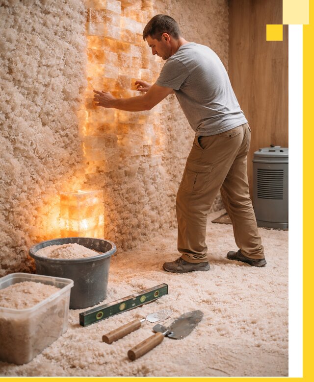 Проектирование и монтаж соляных комнат в Нягани под ключ