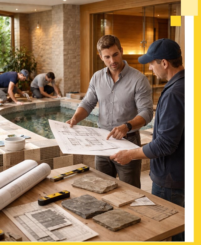 Проектирование SPA зон под ключ в Нягани с инженерией